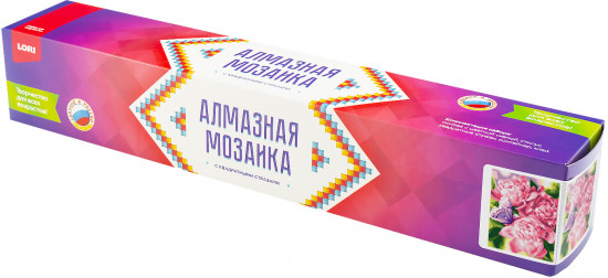 Мозаика алмазная «Пионы»