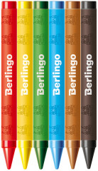 Мелки восковые (6 цветов) - Фото 1