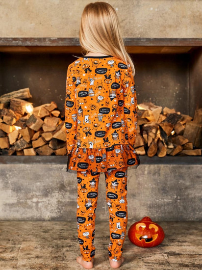Пижама для девочек «Halloween»