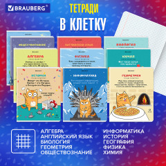 Комплект предметных тетрадей «Кот-энтузиаст» - Фото 2