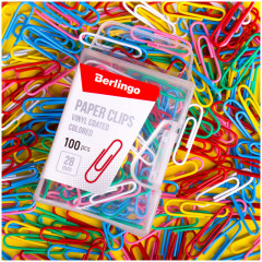 Скрепки канцелярские (28 мм, 100 шт.) - Фото 1