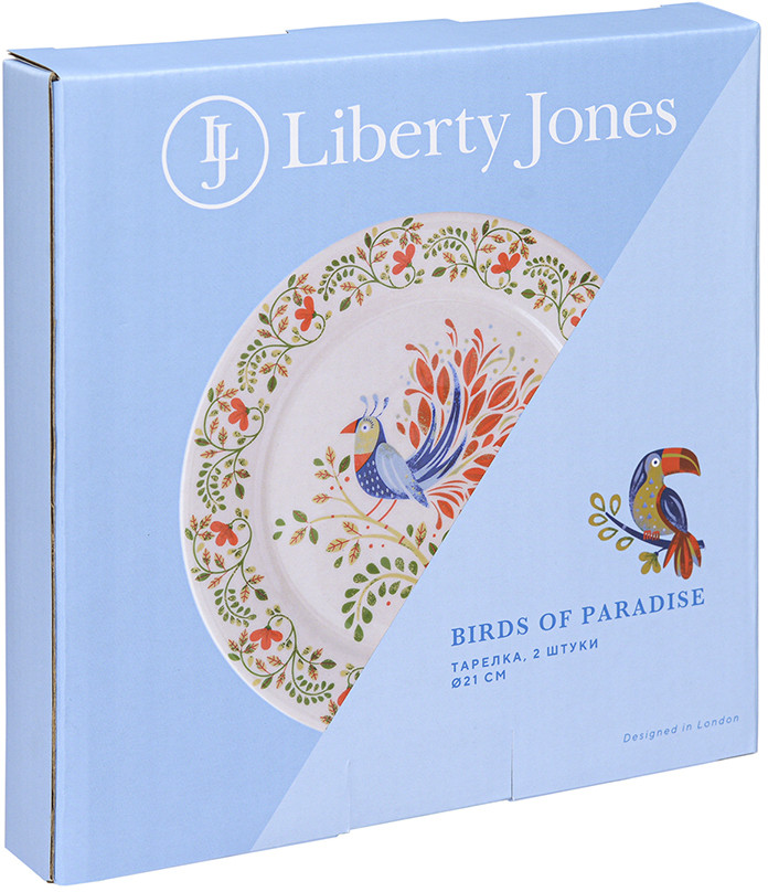 Набор тарелок «Fantail Bird» | Birds of Paradise | Liberty Jones | Фото 8