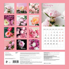 Календарь настенный на 2025 год «Роскошные пионы» - Фото 1