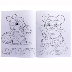 Раскраска с прописями «Ёжик» - Фото 1