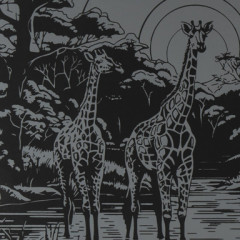 Набор для скретчинга «Саванна. Высокие жирафы» - Фото 2