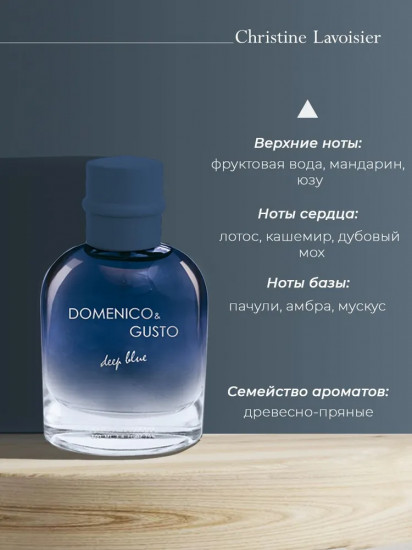 Туалетная вода «Gusto Deep Blue»