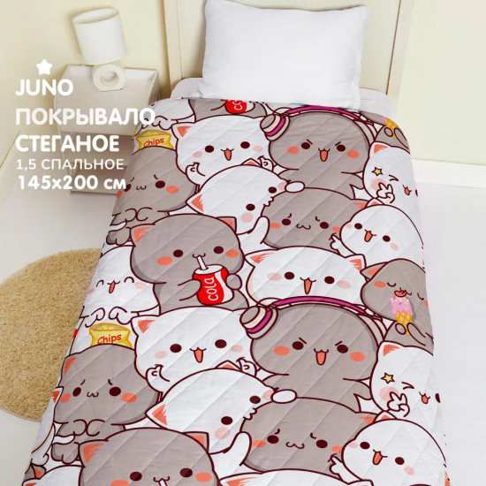 Покрывало стеганое «Kawaii cats»