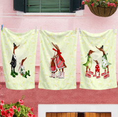 Комплект вафельных полотенец - Фото 3