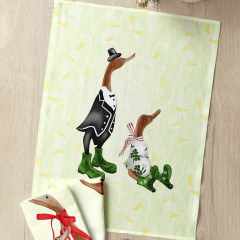 Комплект вафельных полотенец - Фото 7