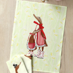 Комплект вафельных полотенец - Фото 9