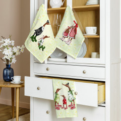 Комплект вафельных полотенец - Фото 4