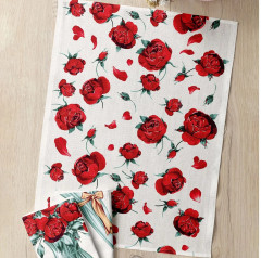 Комплект вафельных полотенец - Фото 6