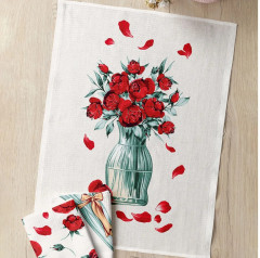 Комплект вафельных полотенец - Фото 7