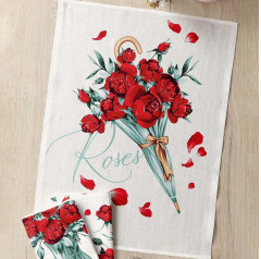 Комплект вафельных полотенец - Фото 8