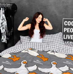 Комплект постельного белья «Гусь-обнимусь» - Фото 3