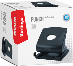 Дырокол пластиковый (с линейкой, 30 листов) - Фото 1