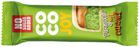 Набор батончиков со вкусом фисташки и карамелью без сахара «Coco Joy»