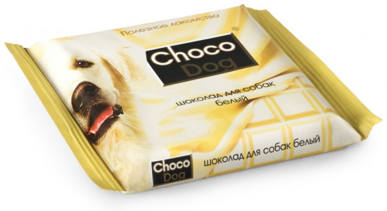 Лакомство для собак «Choco Dog. Шоколад белый»