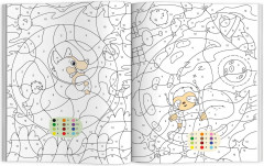 Раскраска по номерам «Космос» - Фото 4