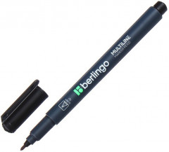 Маркер перманентный (1 мм, черный) - Фото 1