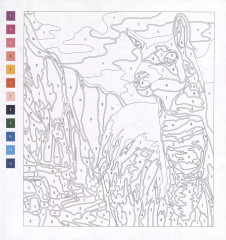 Раскраска по номерам «Животные» - Фото 5