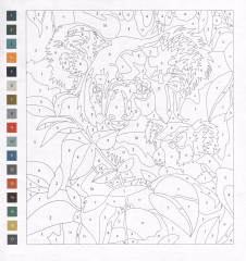 Раскраска по номерам «Животные» - Фото 8