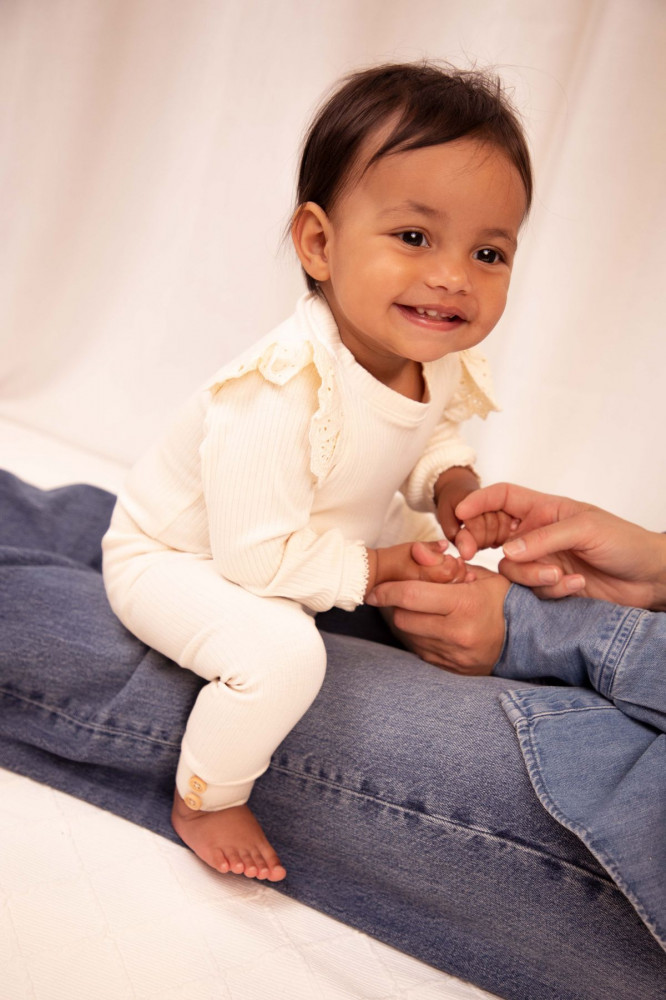 Легинсы для девочек | Sporti Romantic Newborn | Coccodrillo | Фото 3