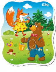 Набор пазлов магнитных «Теремок» - Фото 2