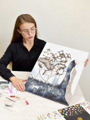 Мозаика алмазная «Водопад by Lina Kreida» - Фото 2