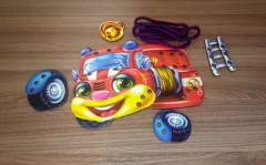 Шнуровка «Машинка-спасатель» - Фото 1