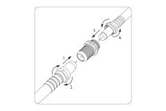 Переходник гнездо F - Фото 1