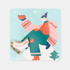 Брошь «Коньки» - Фото 2