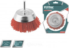 Щётка чашечная со шпилькой нейлоновая по дереву - Фото 2