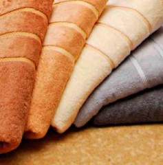 Полотенце махровое гладкокрашеное с эффектом велюра "Prezioso" (Cleanelly Perfetto, 30х50, цвет кремовый) - Фото 2