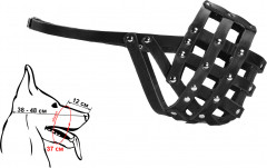 Намордник кожаный № 7 (для больших собак) - Фото 1