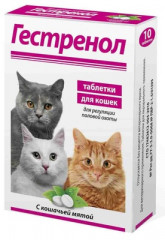 «Гестренол» для кошек для регуляции половой охоты (10 таблеток) - Фото 1