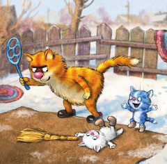 Календарь настенный на 2025 год «Синие котята. Озорные малыши» - Фото 2