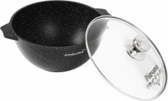 Казан для плова с крышкой индукционный «Гранит» - Фото 4