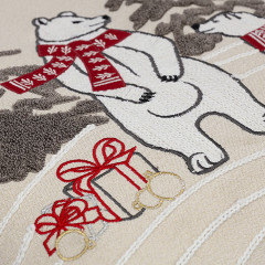 Подушка декоративная «Festive bears» - Фото 4