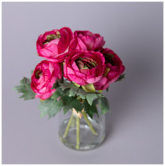 Букет искусственных цветов в вазе - Фото 1