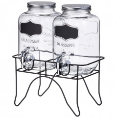 Набор диспенсеров для напитков на подставке - Фото 4