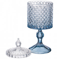 Емкость для хранения на ножке «Diamant Blue» - Фото 1