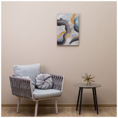 Картина «Абстракция черное золото» - Фото 2