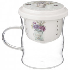 Кружка с фарфоровым ситом - Фото 2