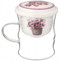 Кружка с фарфоровым ситом - Фото 1
