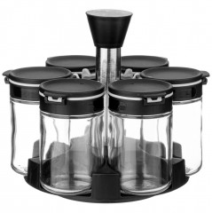 Набор емкостей для специй на подставке - Фото 5