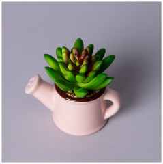 Суккулент искусственный в горшке - Фото 1