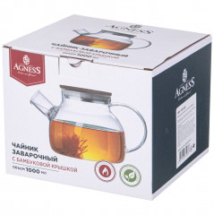 Чайник заварочный с бамбуковой крышкой «Native» - Фото 3