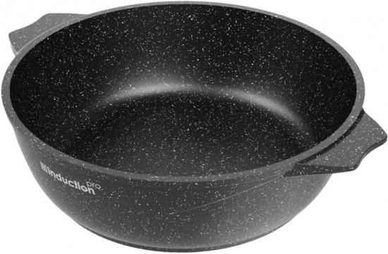 Жаровня с крышкой «Гранит black Induction Pro»