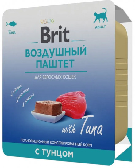 Паштет для взрослых кошек с тунцом